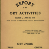 Report on the ORT Activities, 1 March - 30 June 1948. Archive Photograph