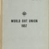 World ORT Union 1957. Archive Photograph