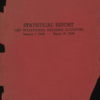 Statistical Report ORT Vocational Training Activities 1 January 1946 - 31 March 1949. Archive Photograph